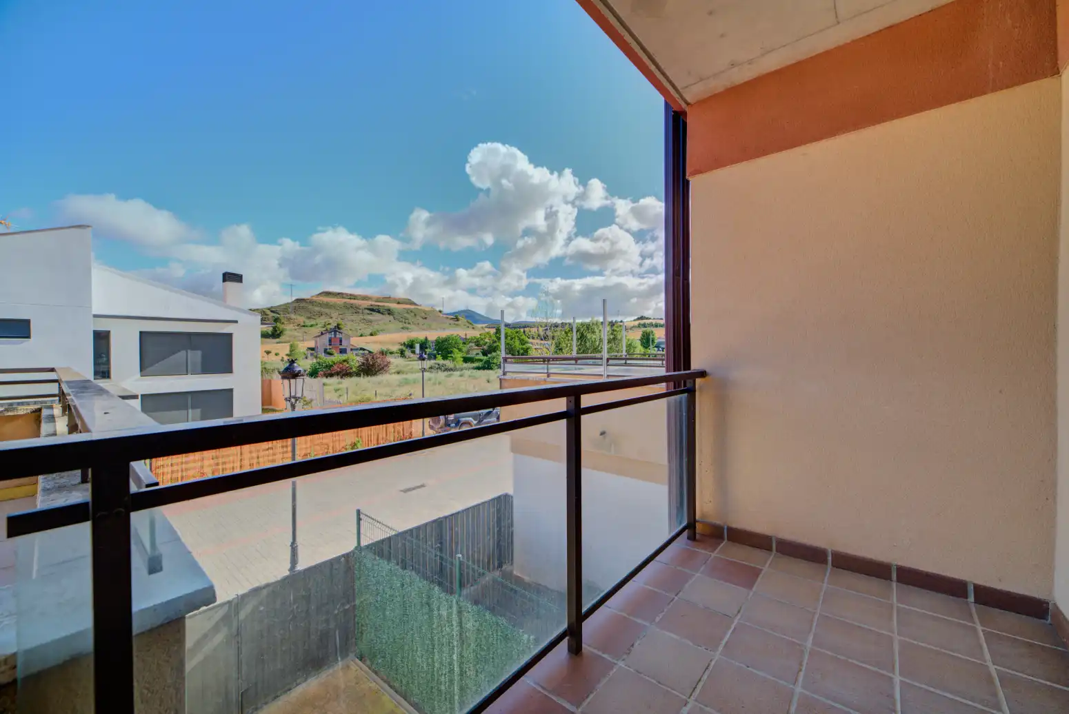 Balcony of Attic for sale in Enériz / Eneritz  with Heating, Private garden and Parquet flooring