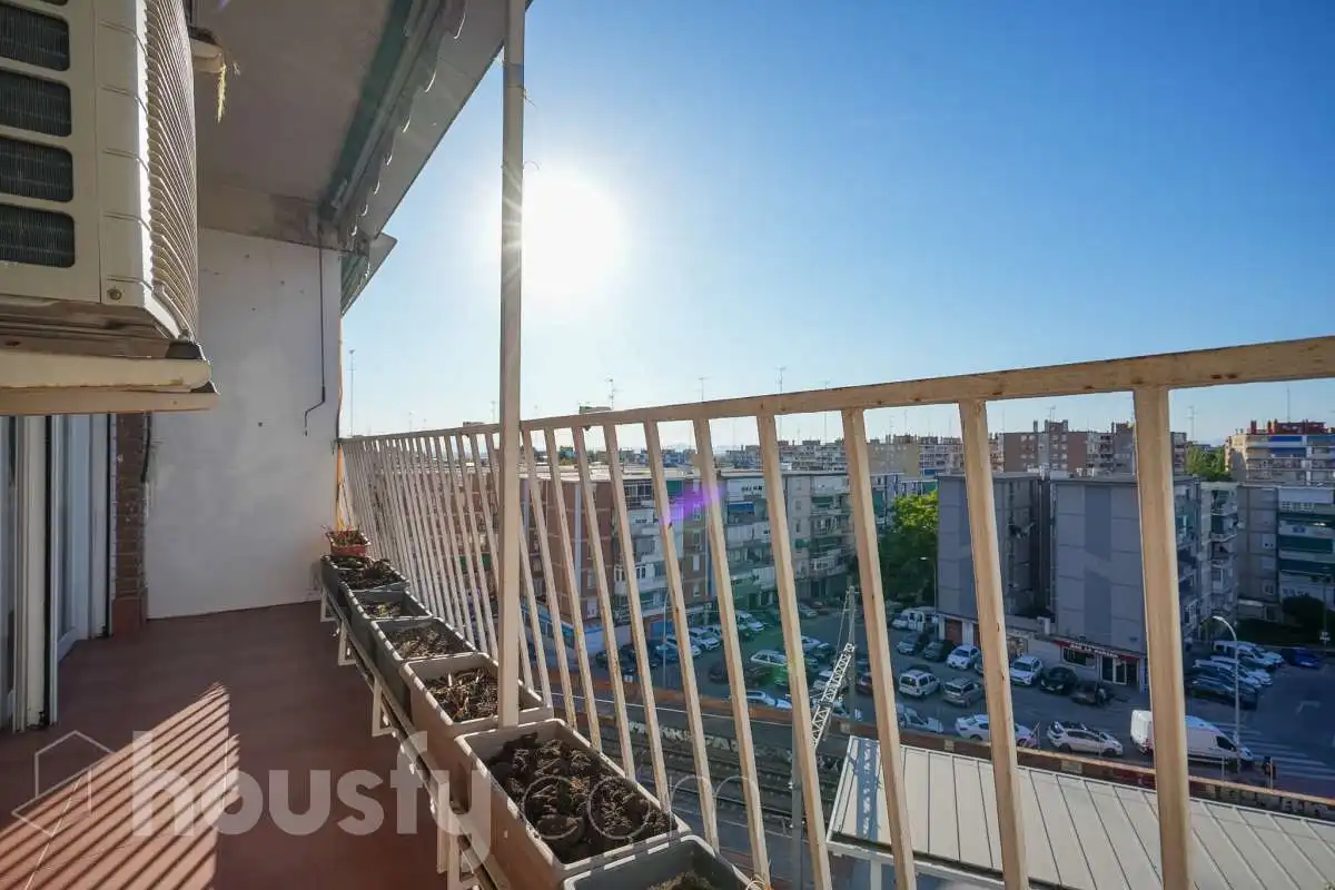 Balcony of Flat for sale in Móstoles  with Air Conditioner, Heating and Terrace