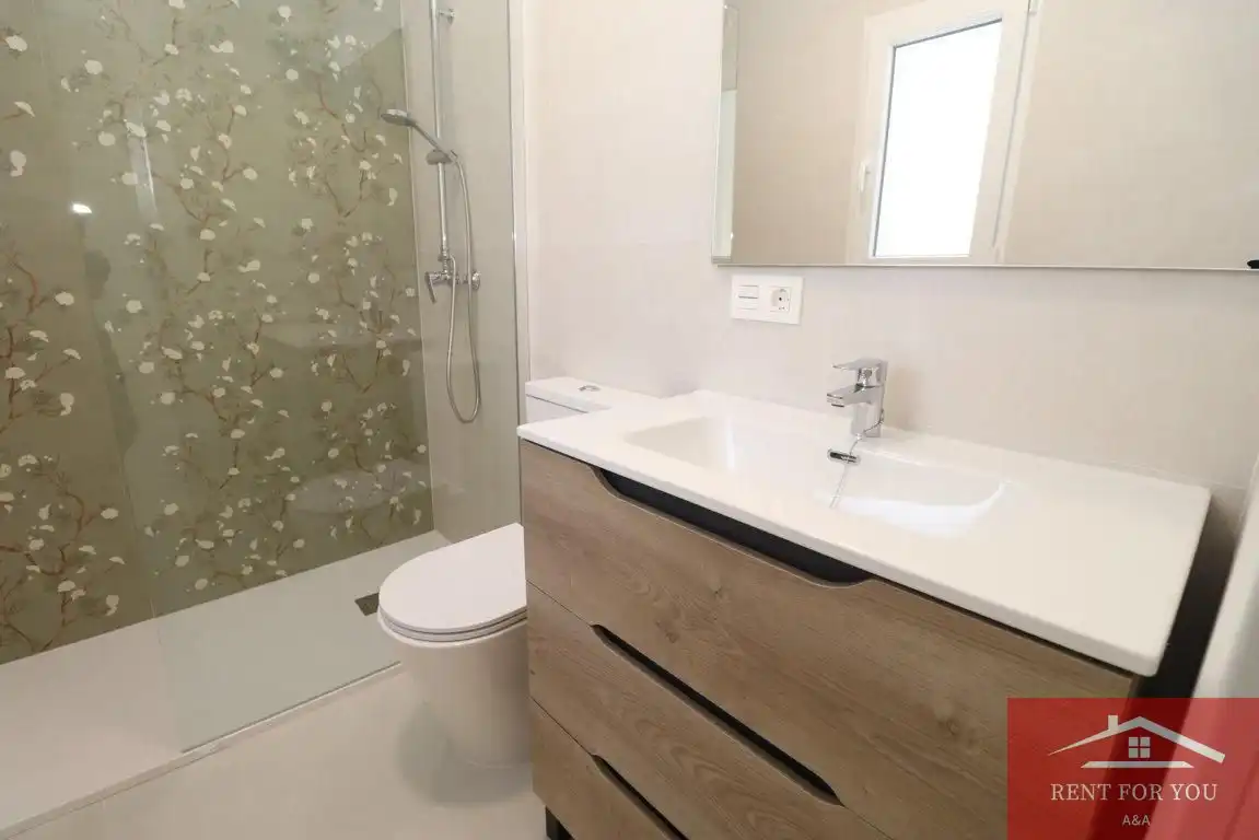 Badezimmer von Maisonette zur Miete in Alhaurín El Grande mit Klimaanlage und Terrasse