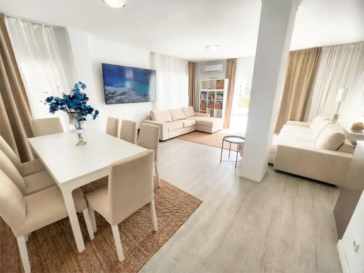 Sala d'estar de Àtic en venda en Sant Llorenç des Cardassar amb Aire condicionat, Parquet i Moblat