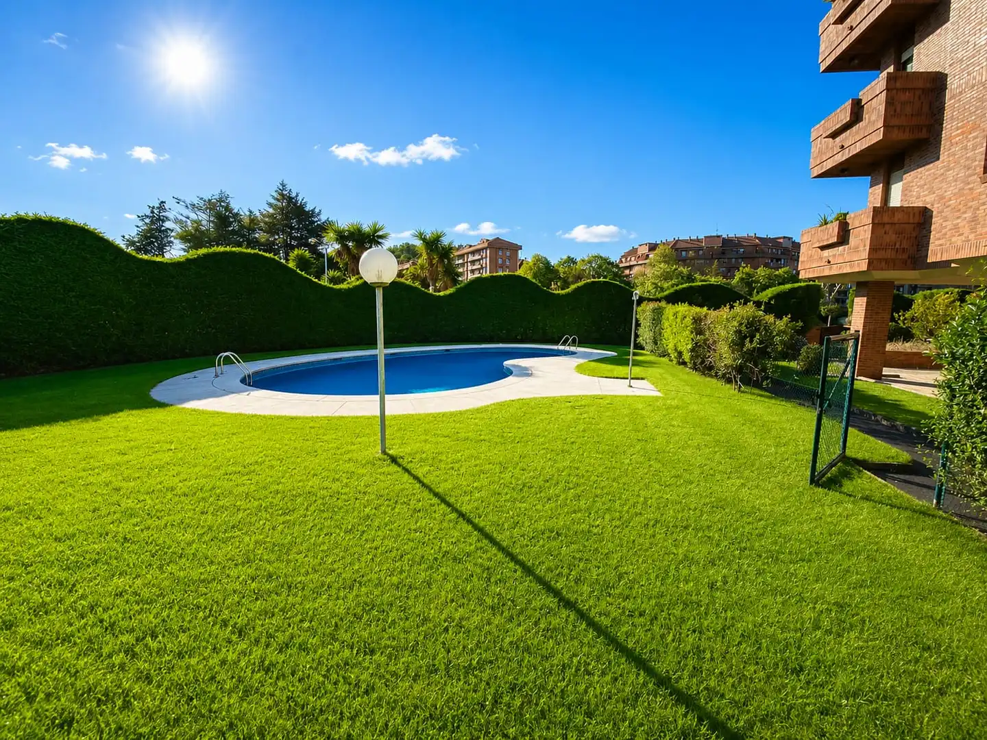 Swimming pool of Flat for sale in Castro-Urdiales  with Heating, Parquet flooring and Terrace
