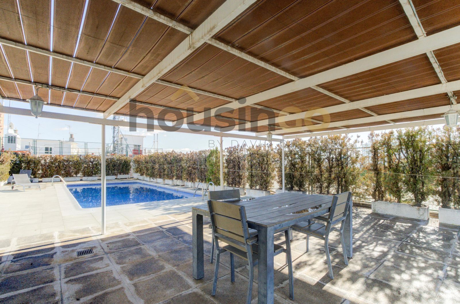 Terrace of Flat for sale in  Madrid Capital  with Air Conditioner, Heating and Parquet flooring