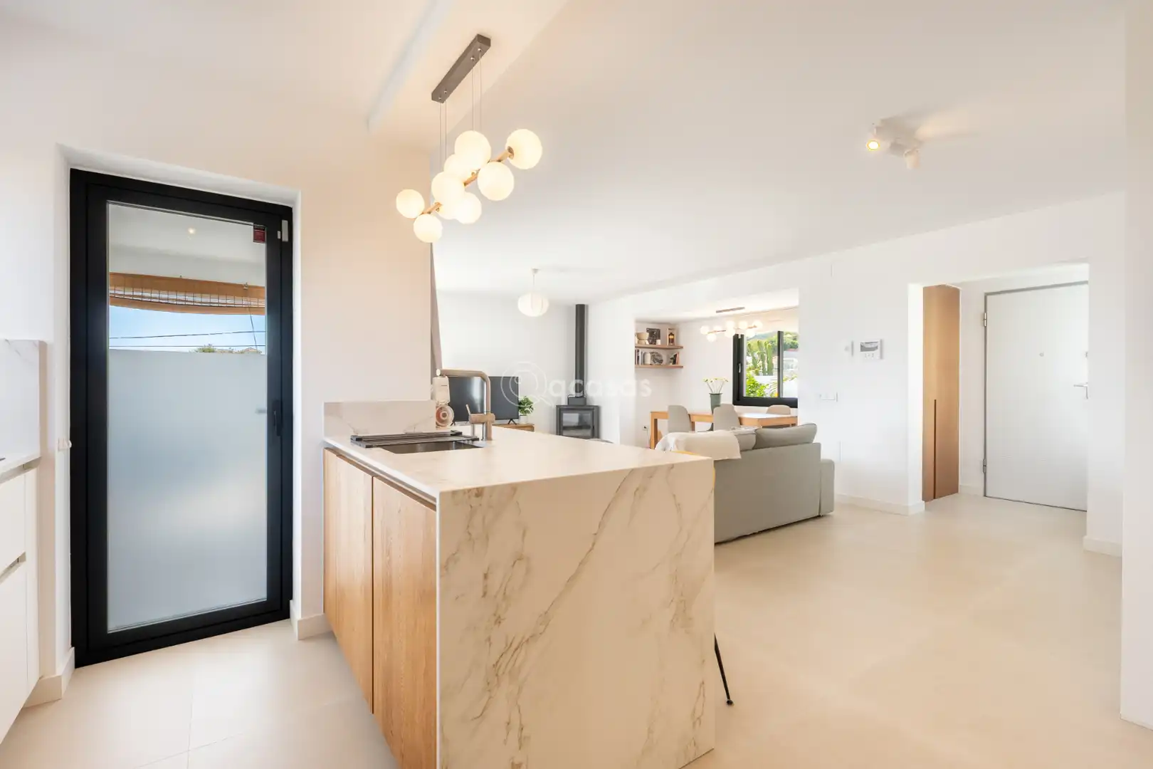 Cocina de Casa o chalet en venta en Benalmádena con Aire acondicionado, Calefacción y Jardín privado