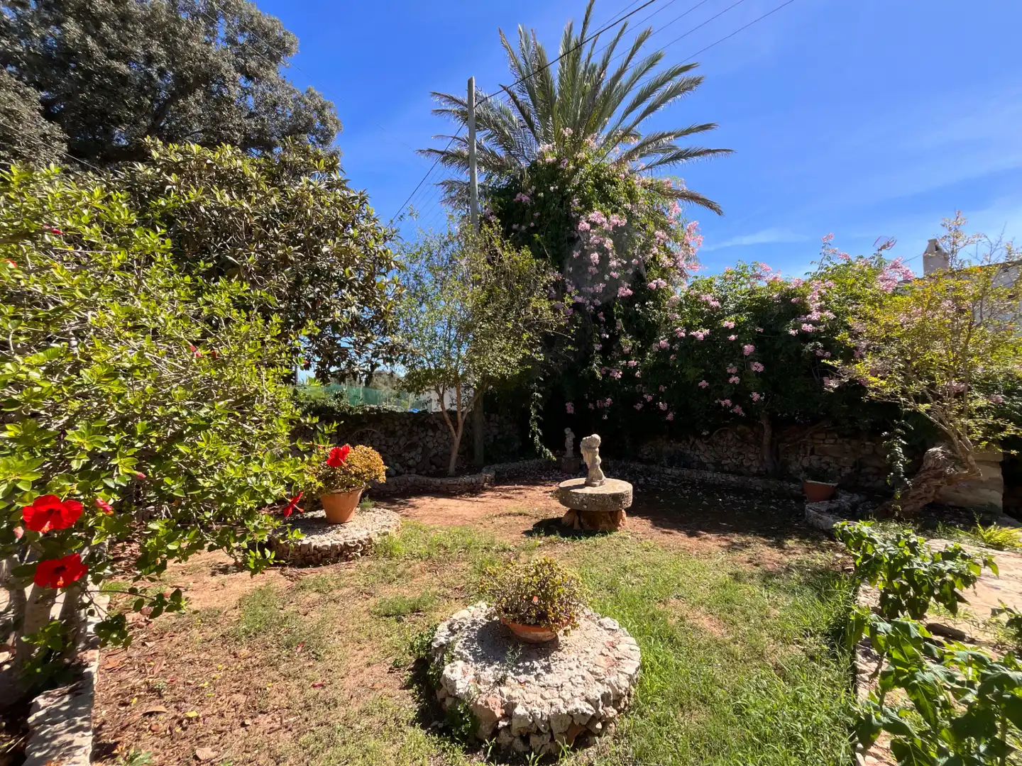 Jardín de Finca rústica en venta en Es Castell con Aire acondicionado, Calefacción y Jardín privado