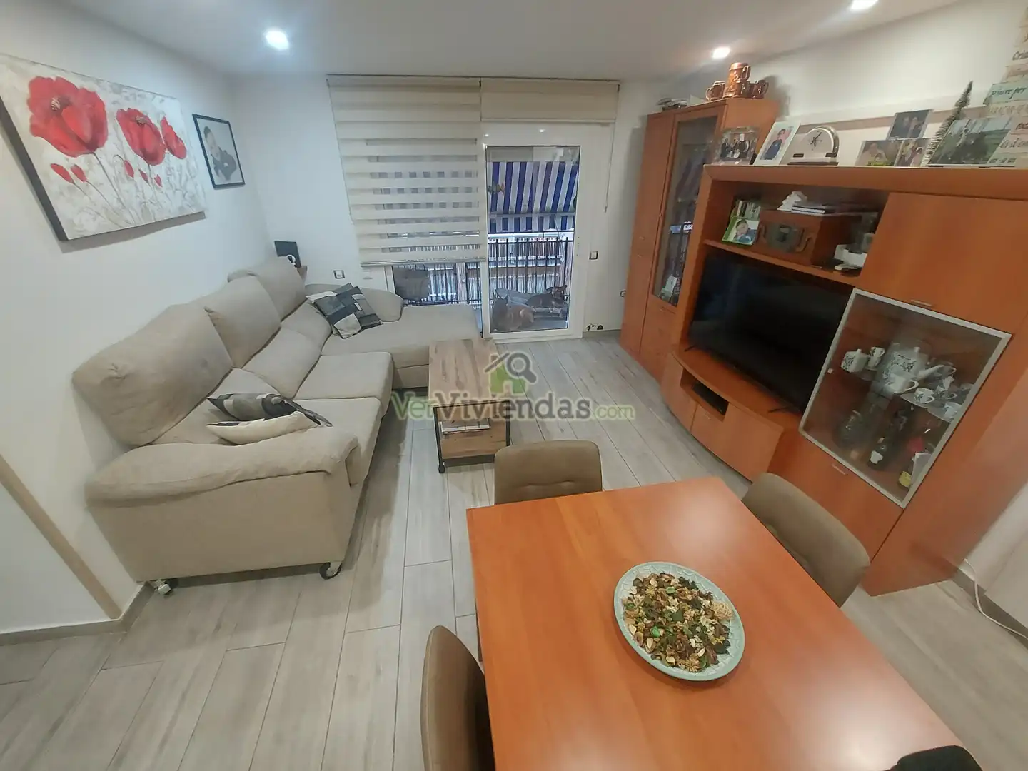 Sala d'estar de Pis en venda en Rubí amb Aire condicionat, Calefacció i Forn