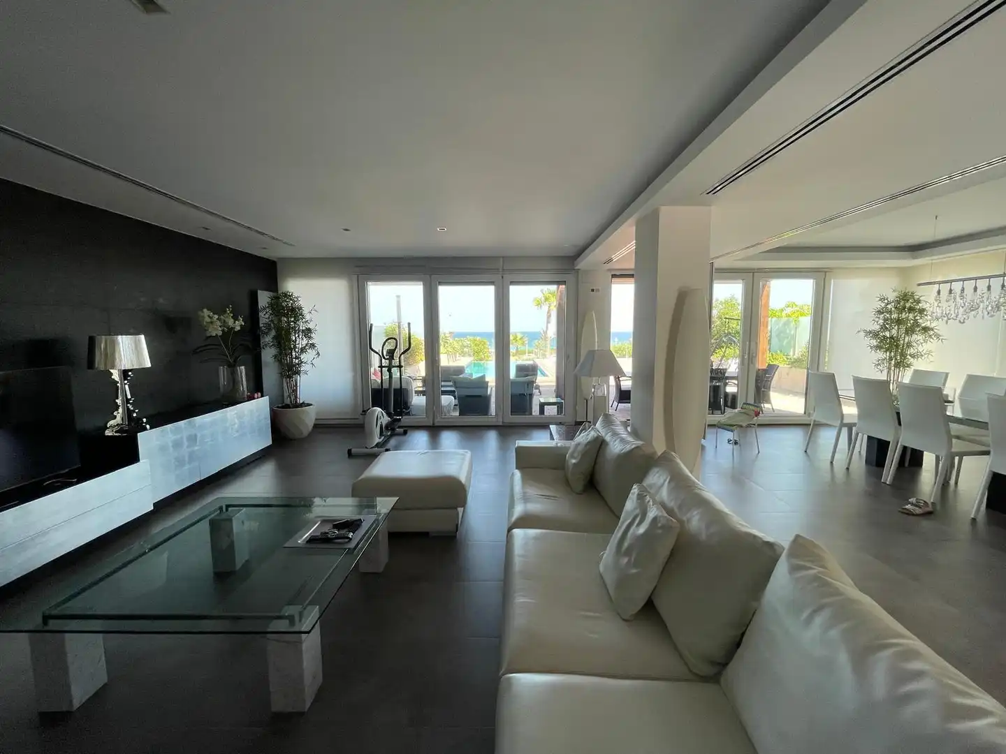Wohnzimmer von Haus oder Chalet zur Miete in Elche / Elx mit Klimaanlage, Heizung und Privatgarten