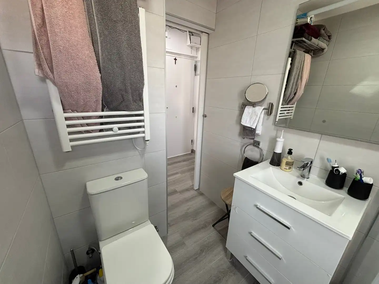 Bany de Apartament en venda en Benalmádena amb Aire condicionat, Terrassa i Moblat