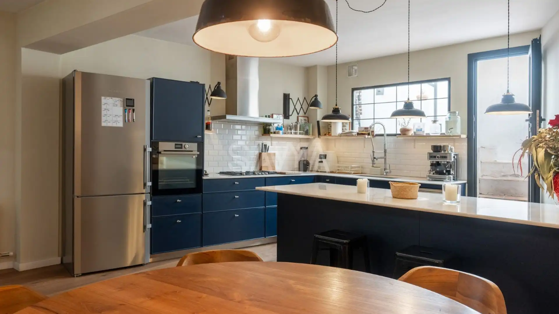 Kitchen of Flat for rent in  Barcelona Capital  with Air Conditioner, Heating and Parquet flooring