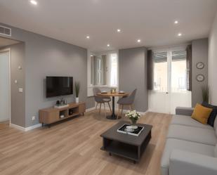 Living room of Apartment for sale in  Barcelona Capital  with Air Conditioner, Heating and Parquet flooring