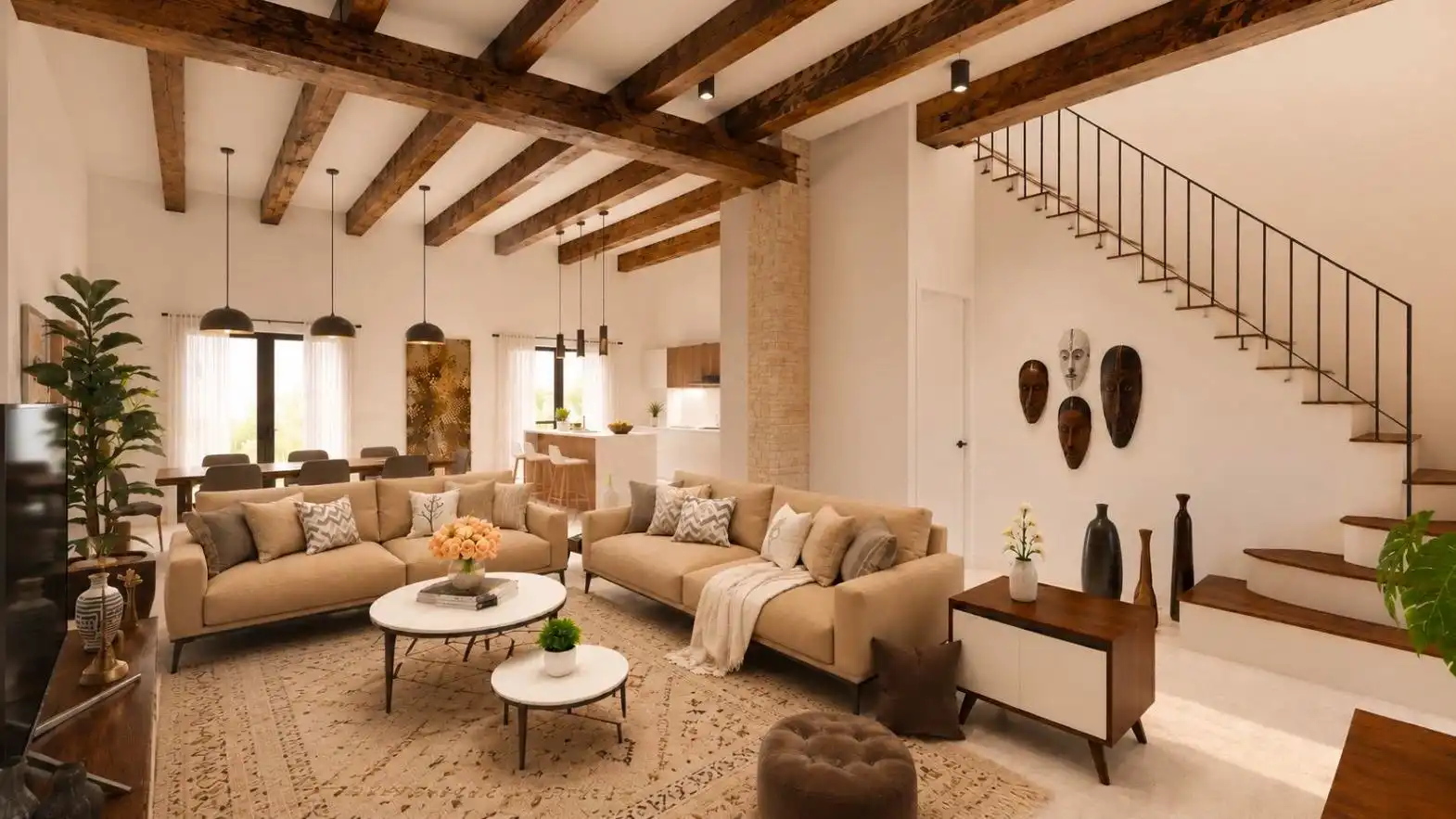 Sala d'estar de Casa o xalet en venda en Rafelbuñol / Rafelbunyol amb Terrassa