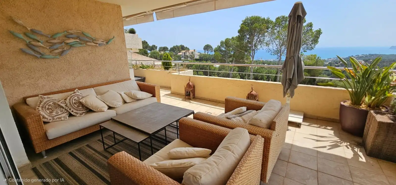Terraza de Apartamento en venta en Altea con Aire acondicionado, Calefacción y Piscina comunitaria