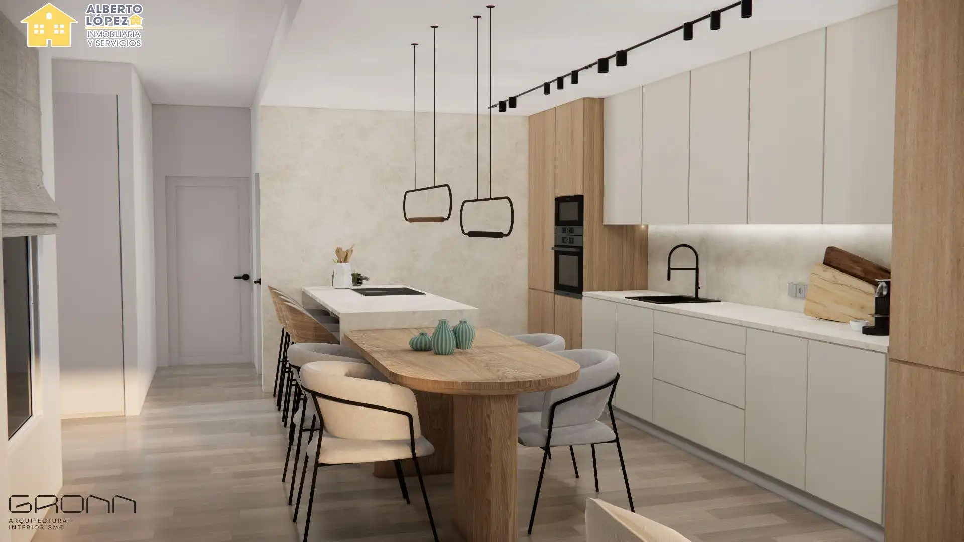 Cocina de Ático en venta en Elche / Elx con Terraza y Balcón