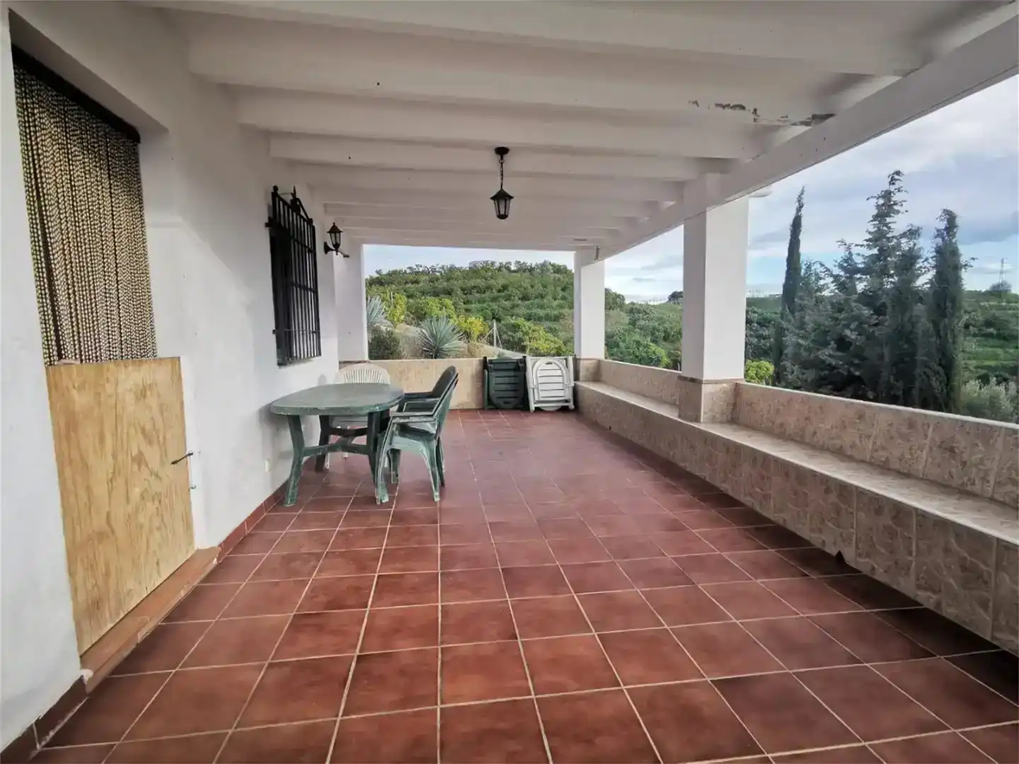Terrassa de Finca rústica en venda en Frigiliana amb Piscina