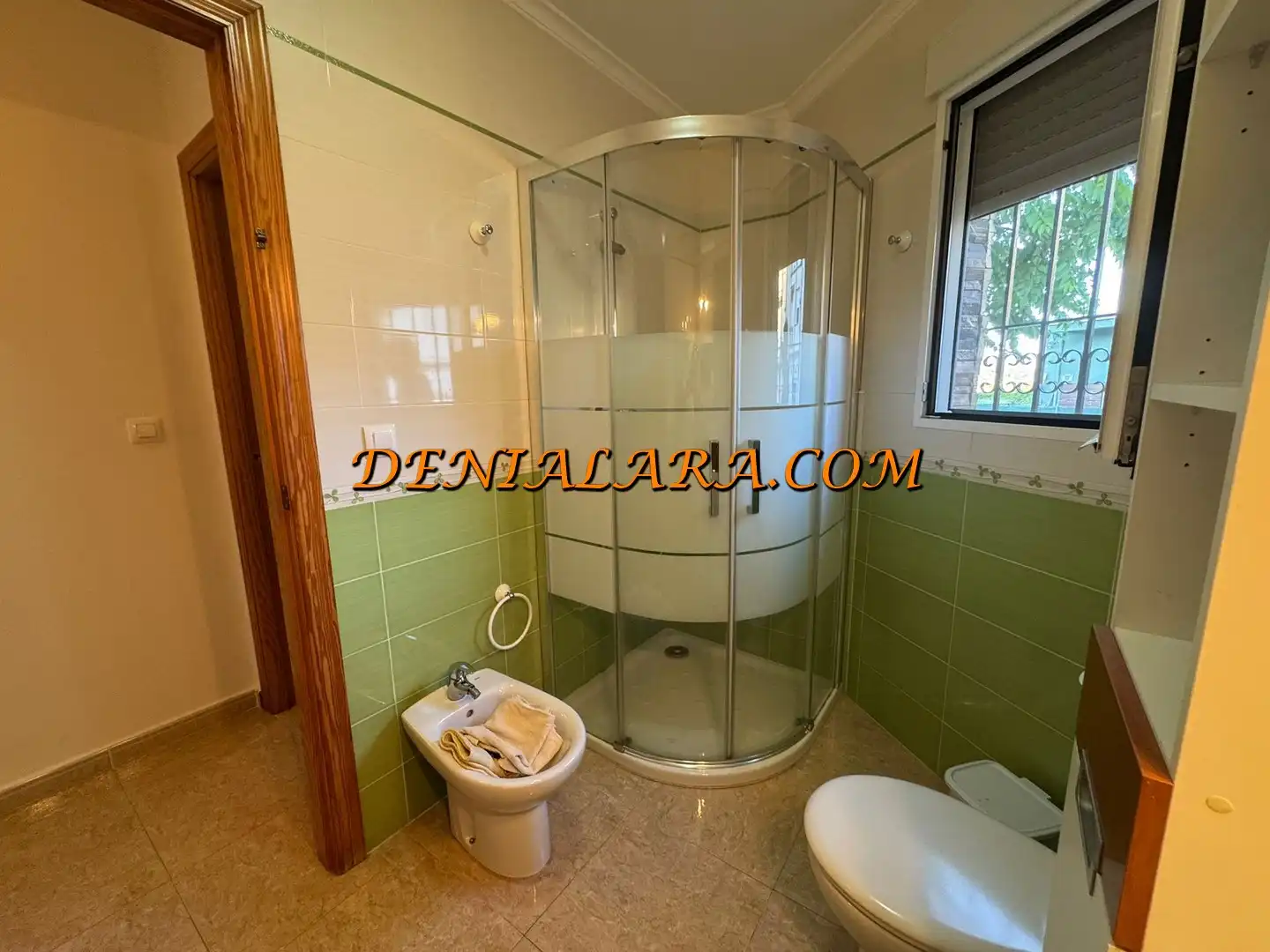Bathroom of Houses for rent in Sagra  with Air Conditioner, Private garden and Terrace