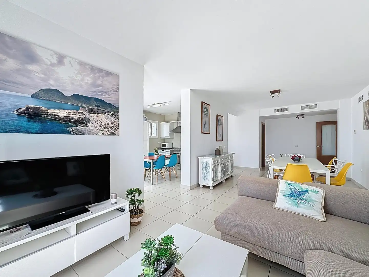 Living room of Detached homes for sale in Mojácar  with Air Conditioner, Heating and Private garden