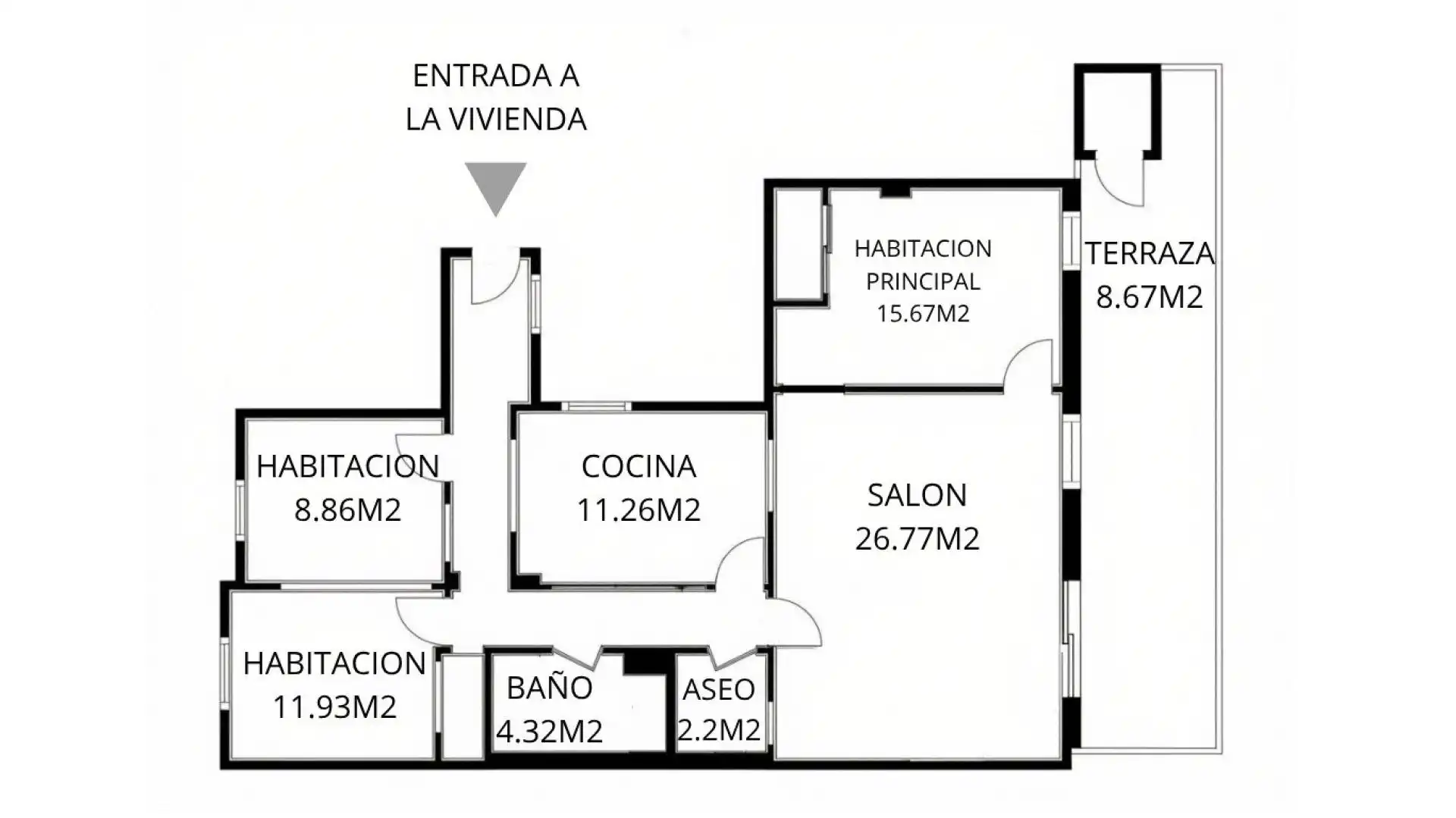 Attic for sale in Alicante / Alacant  with Air Conditioner, Heating and Terrace
