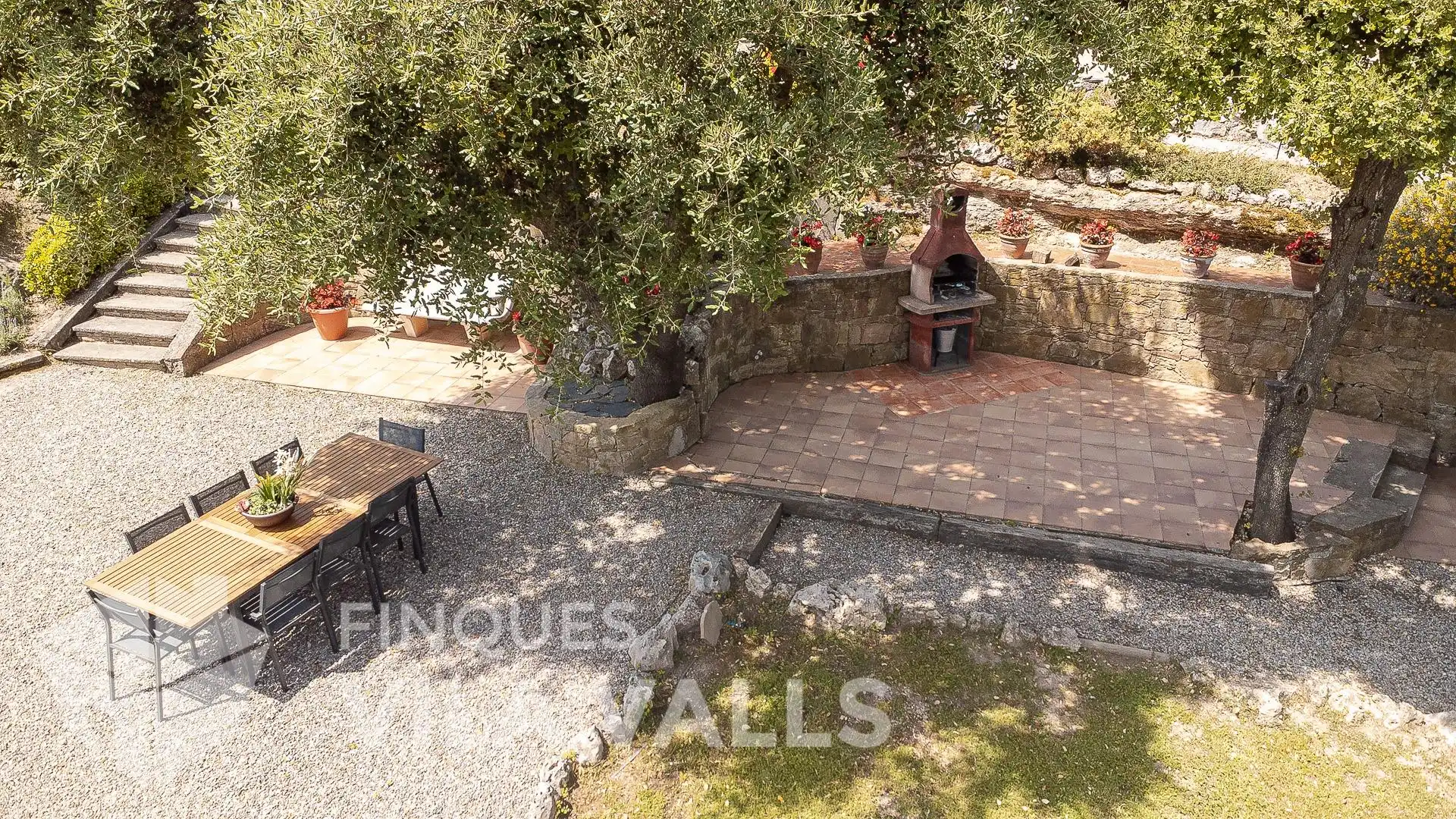 Terrassa de Casa o xalet en venda en Sant Quirze Safaja amb Aire condicionat