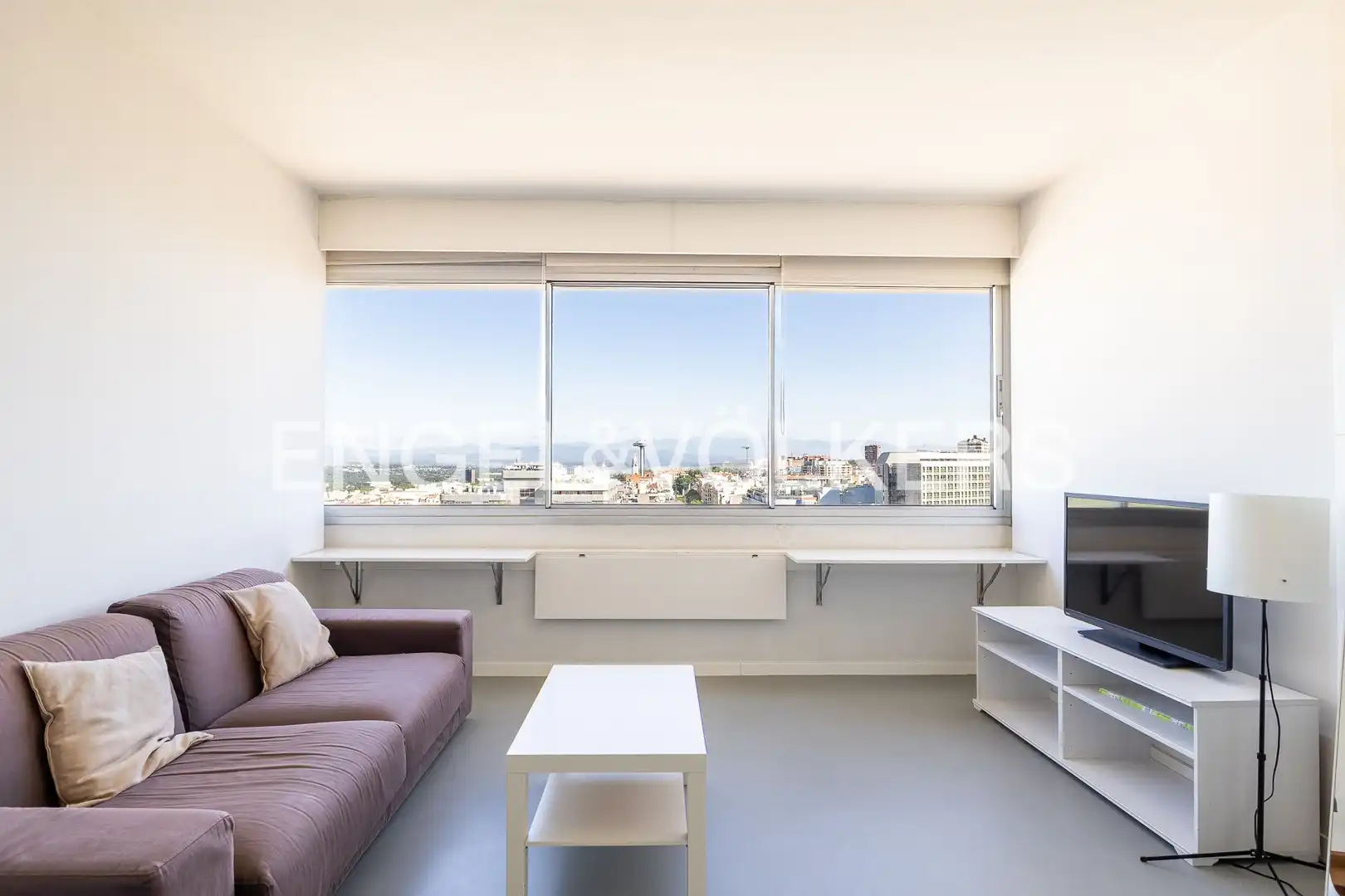 Wohnzimmer von Wohnung zur Miete in Madrid mit Klimaanlage und Heizung