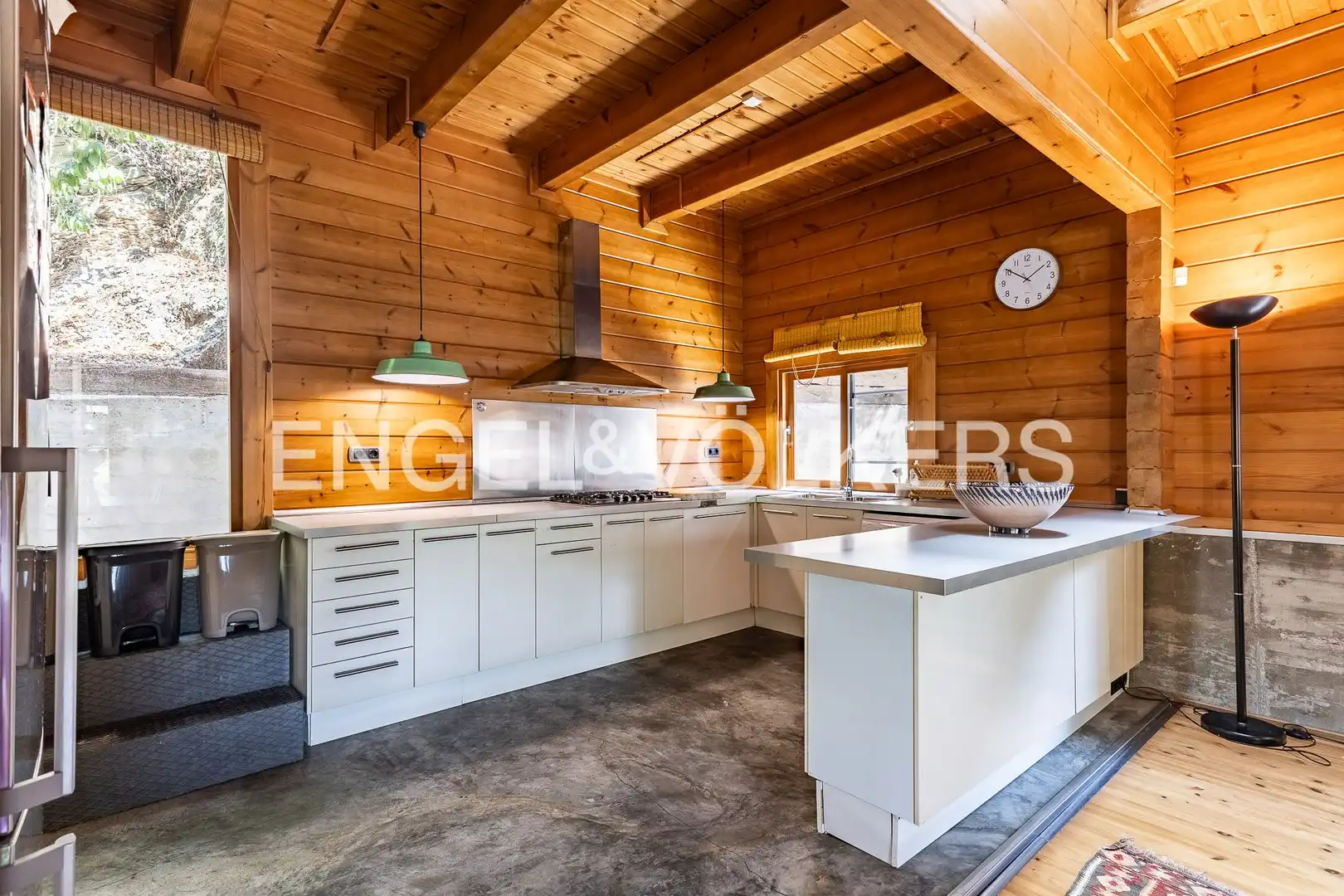 Cocina de Casa o chalet en venta en Barcelona con Calefacción, Jardín privado y Parquet