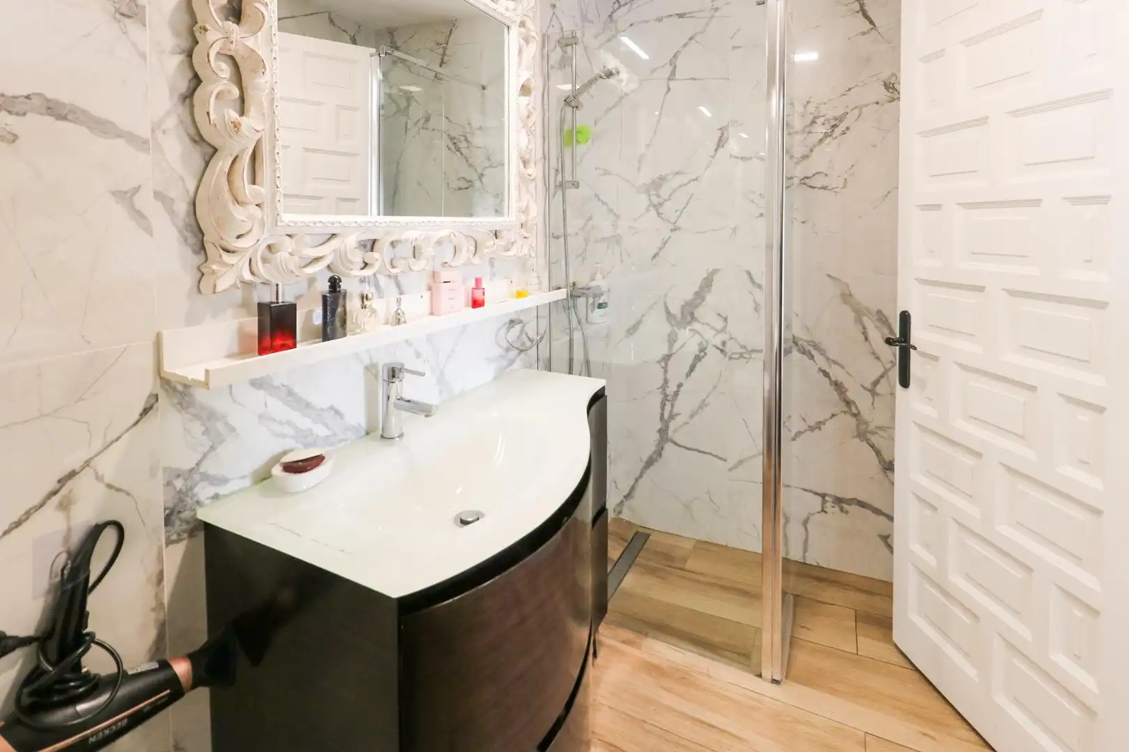 Baño de Casa o chalet de alquiler en Calafell con Aire acondicionado, Parquet y Terraza