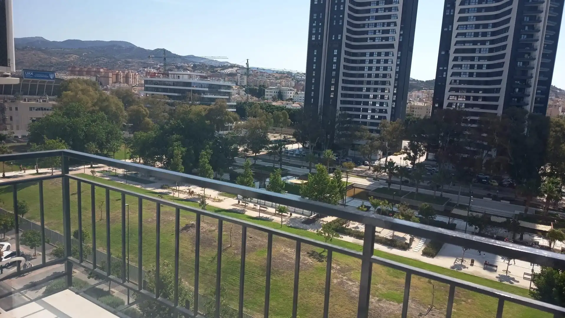 Exterior view of Flat for sale in Málaga  with Air Conditioner, Private garden and Terrace