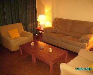 Living room of Apartment to rent in Ferrol  with Heating, Parquet flooring and Furnished