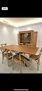 Comedor de Piso de alquiler en Estepona con Aire acondicionado, Terraza y Amueblado