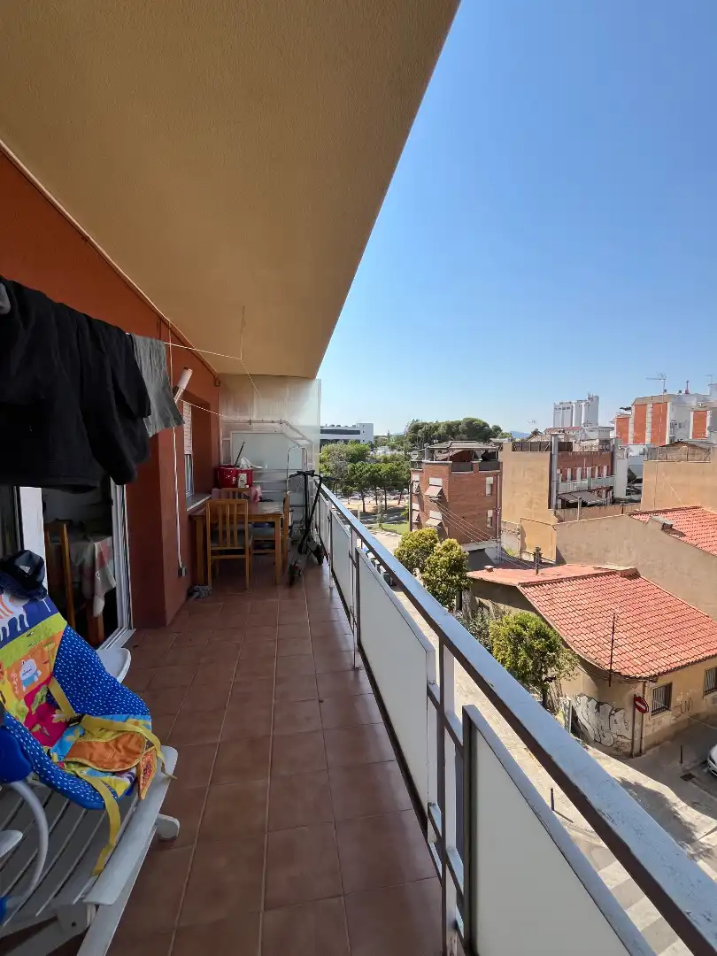 Balcony of Flat for sale in Mollet del Vallès  with Air Conditioner, Heating and Parquet flooring