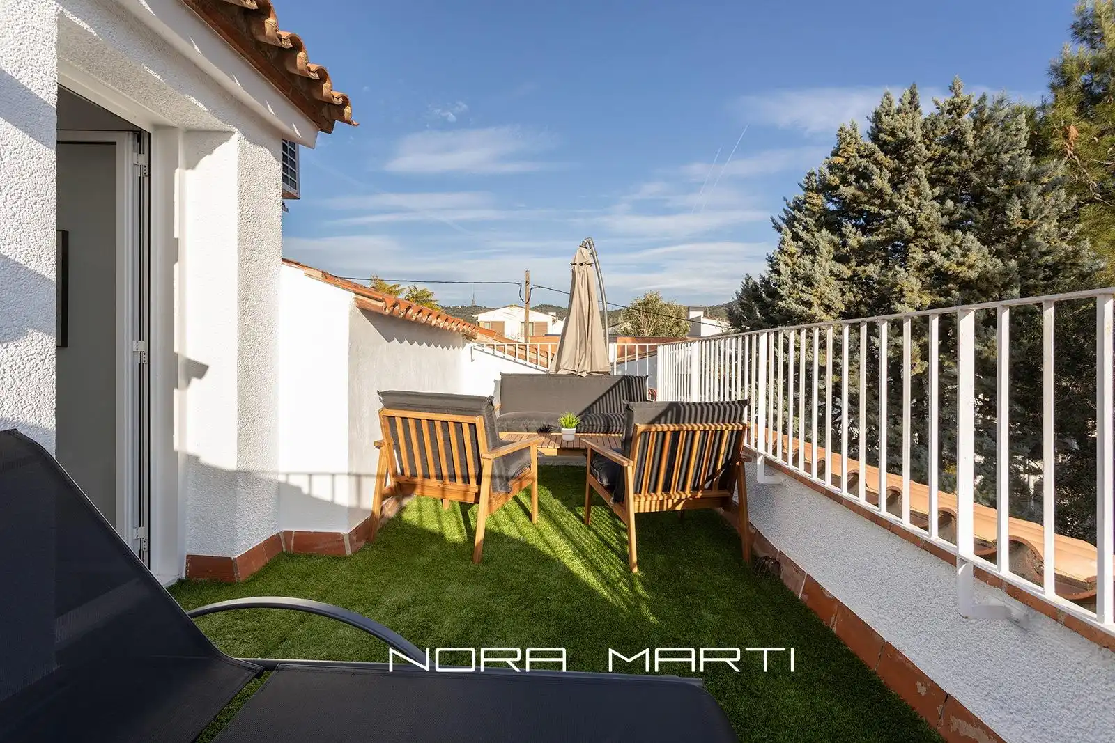 Terraza de Casa o chalet en venta en Sant Just Desvern con Aire acondicionado, Calefacción y Jardín privado