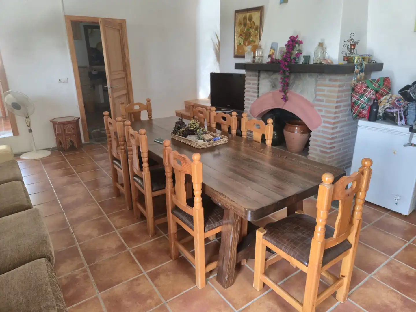 Menjador de Casa o xalet de lloguer en Almuñécar amb Aire condicionat, Calefacció i Jardí privat