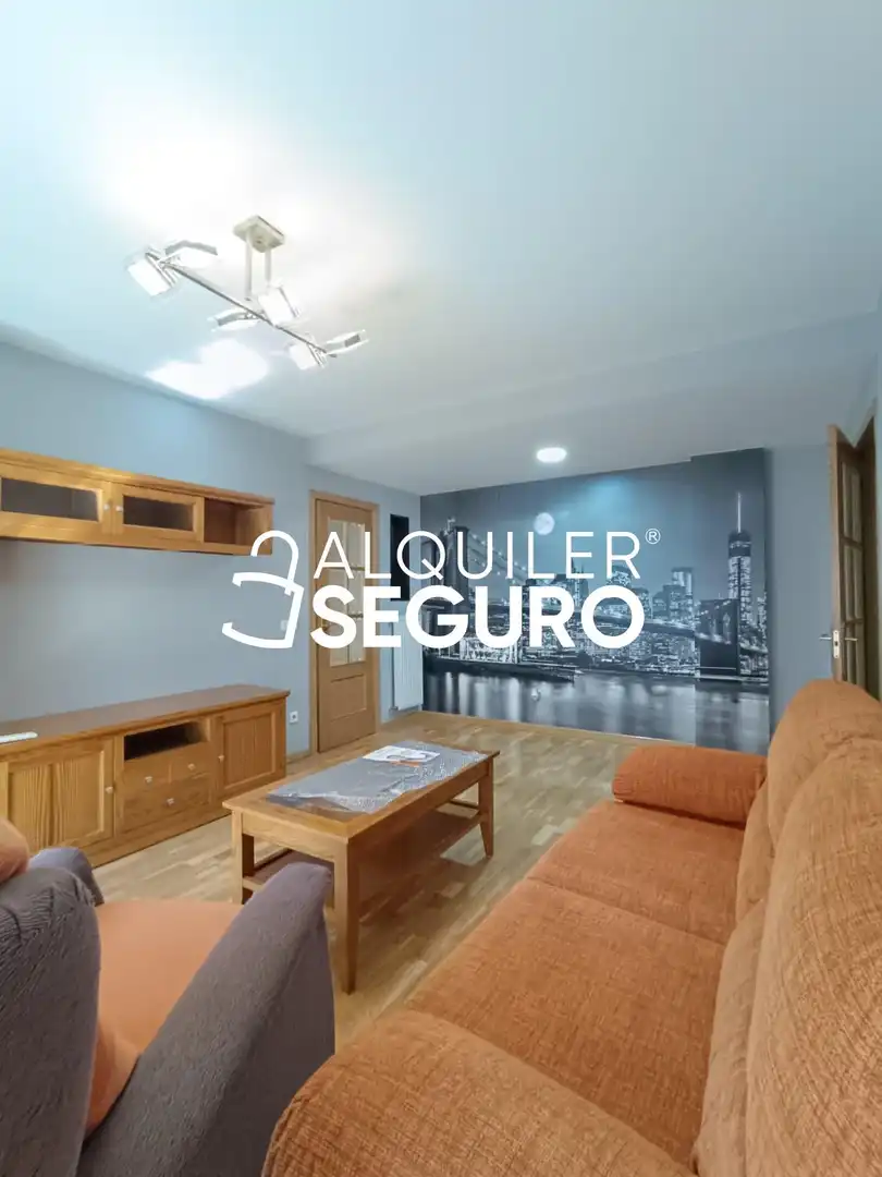 Living room of Flat for rent in Leganés  with Air Conditioner, Heating and Terrace