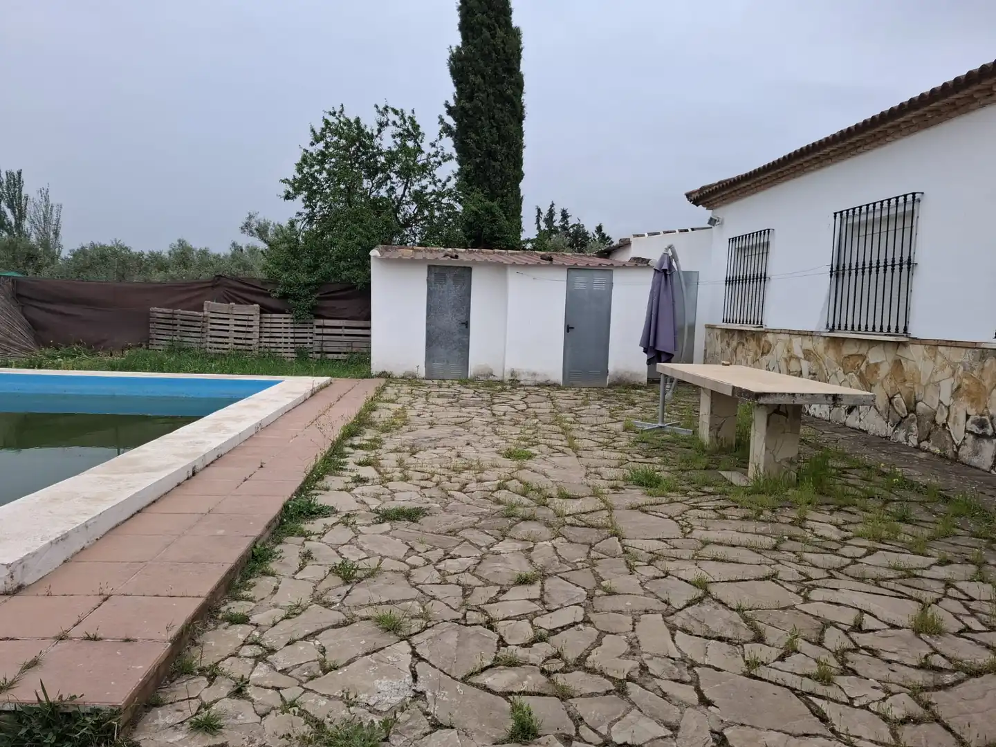 Piscina de Finca rústica en venda en Fuente de Piedra amb Jardí privat, Piscina i Moblat