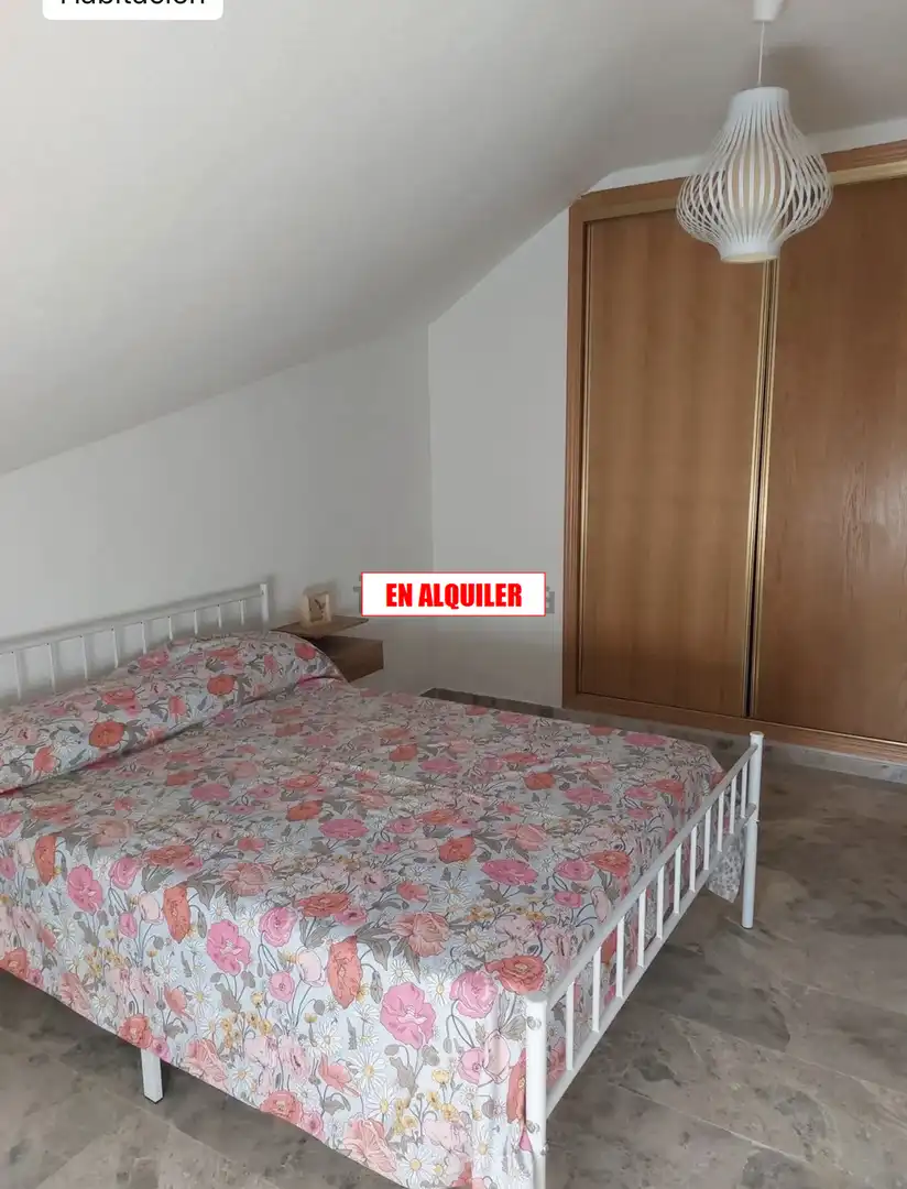 Schlafzimmer von Maisonette zur Miete in Ciudad Real mit Klimaanlage, Heizung und Terrasse
