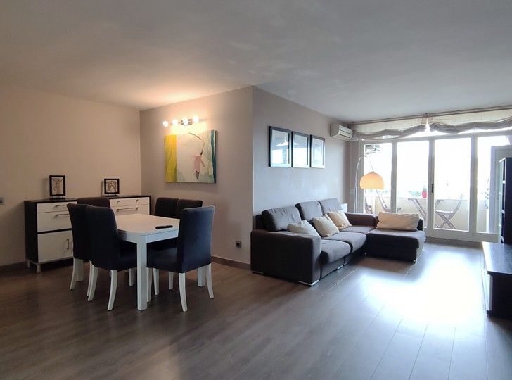 Living room of Flat for sale in Montgat  with Air Conditioner, Heating and Parquet flooring