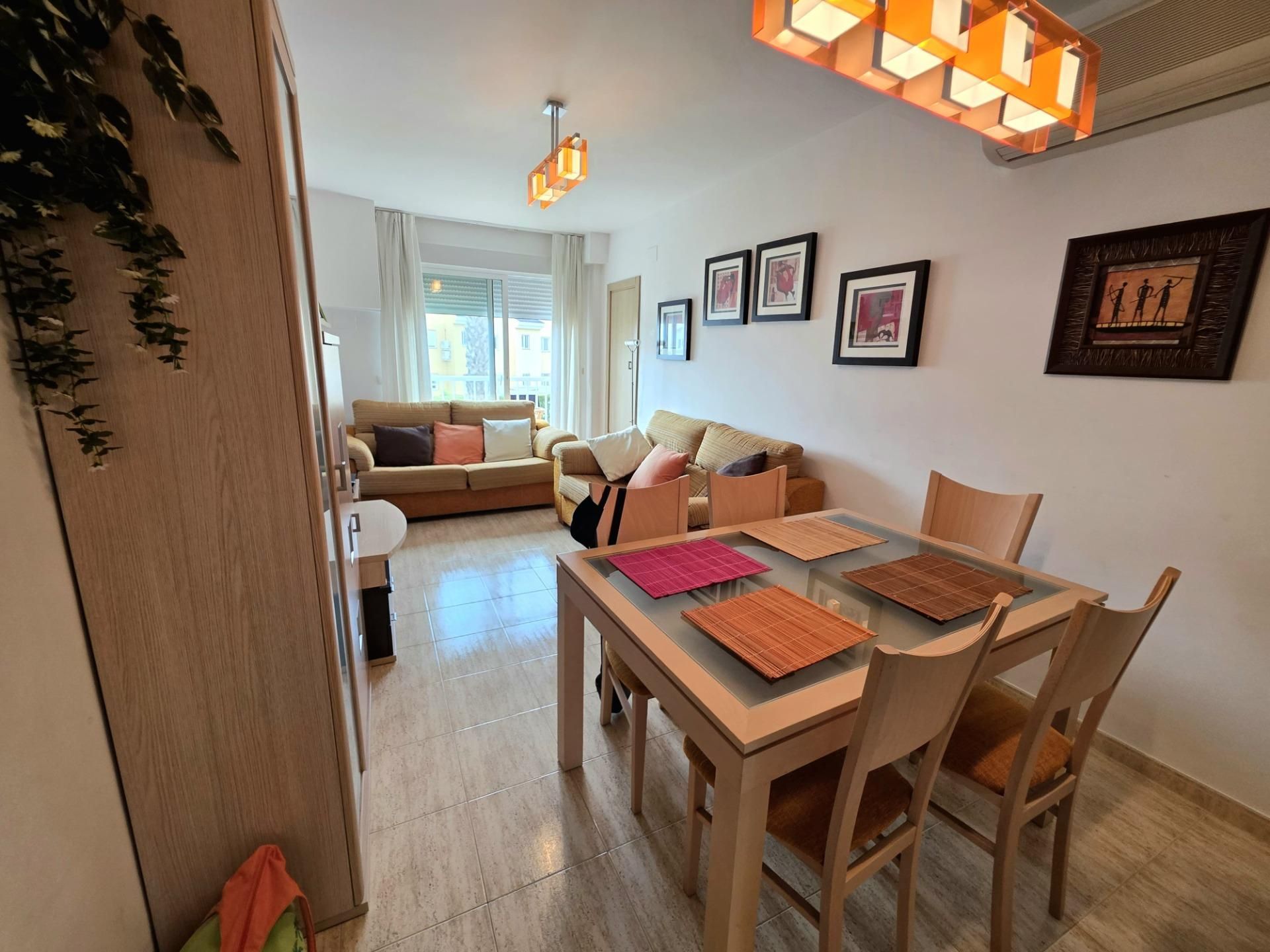 Living room of Flat for sale in Benicarló  with Air Conditioner, Private garden and Terrace