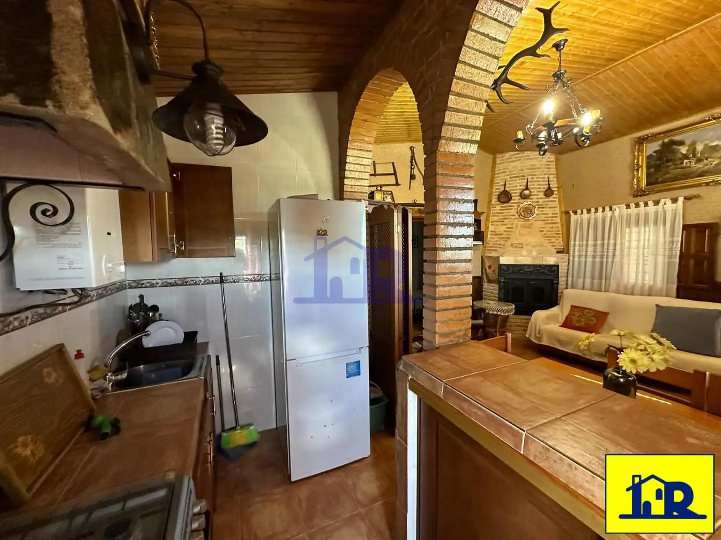Kitchen of Houses for sale in Villar de Olalla  with Heating, Terrace and Storage room