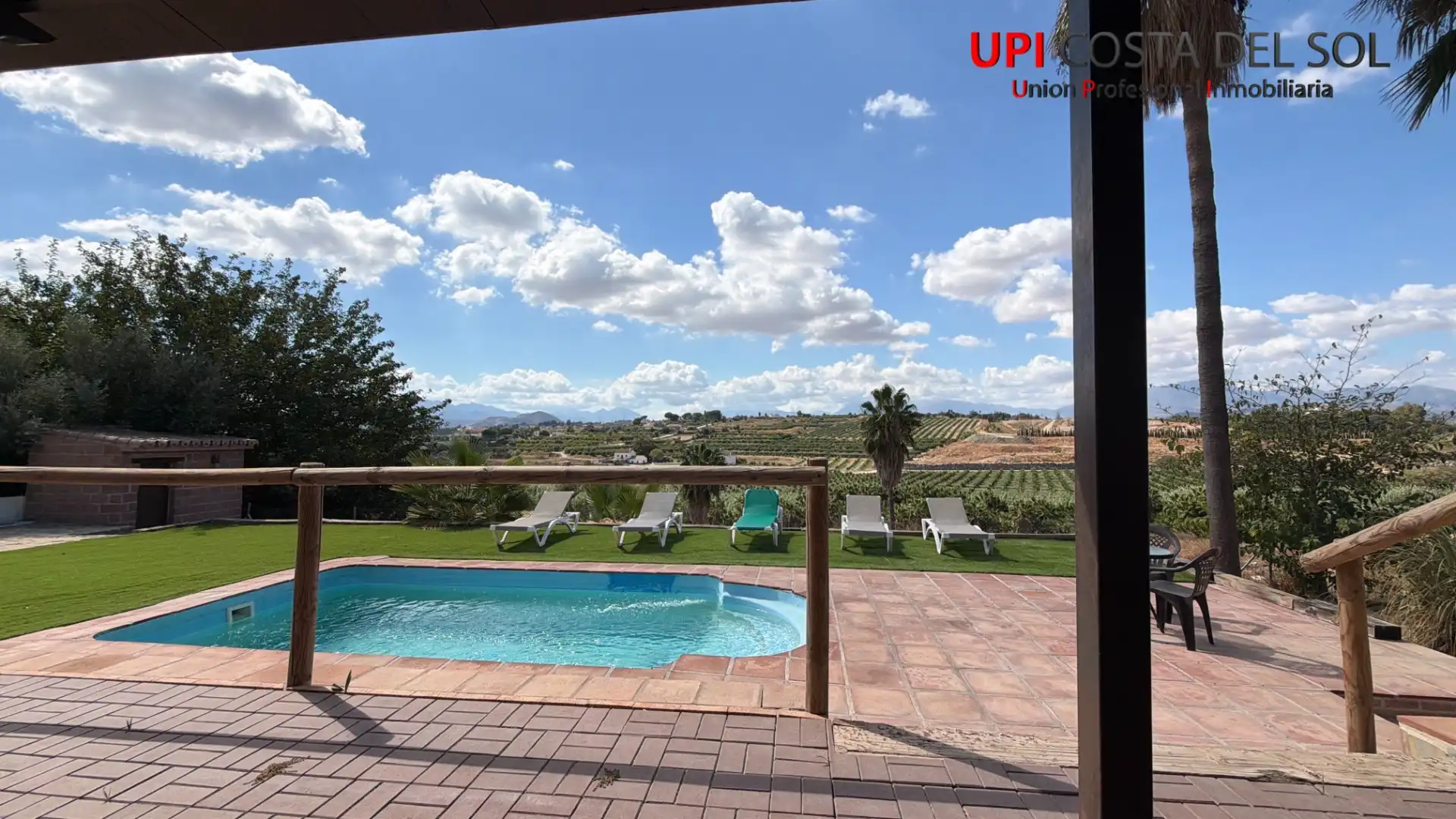 Piscina de Finca rústica en venta en Cártama con Aire acondicionado, Jardín privado y Terraza