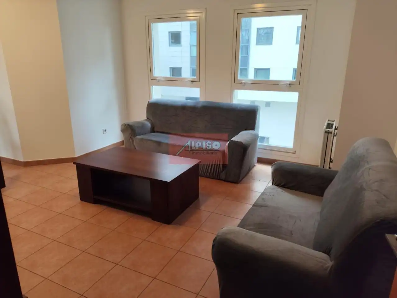 Sala d'estar de Pis de lloguer en Ourense Capital  amb Calefacció i Moblat