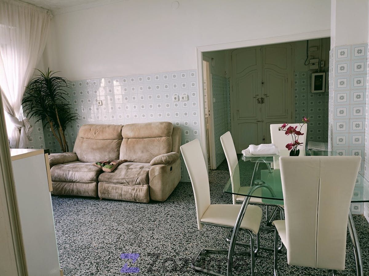 Sala d'estar de Pis de lloguer en Burriana / Borriana amb Moblat, Forn i Rentadora