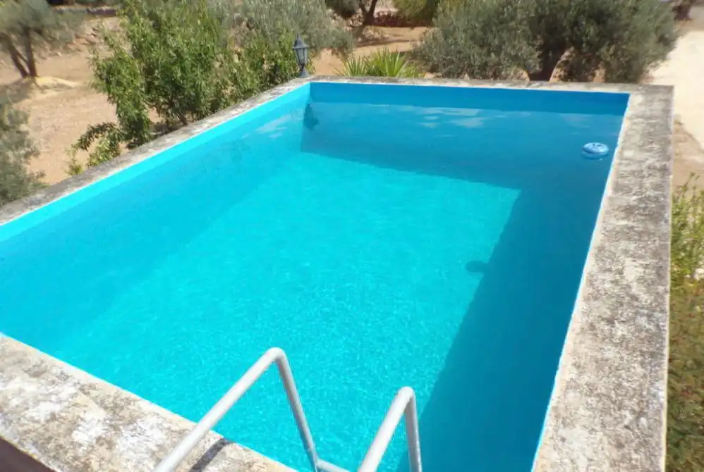 Piscina de Finca rústica en venta en L'Aldea con Terraza y Amueblado