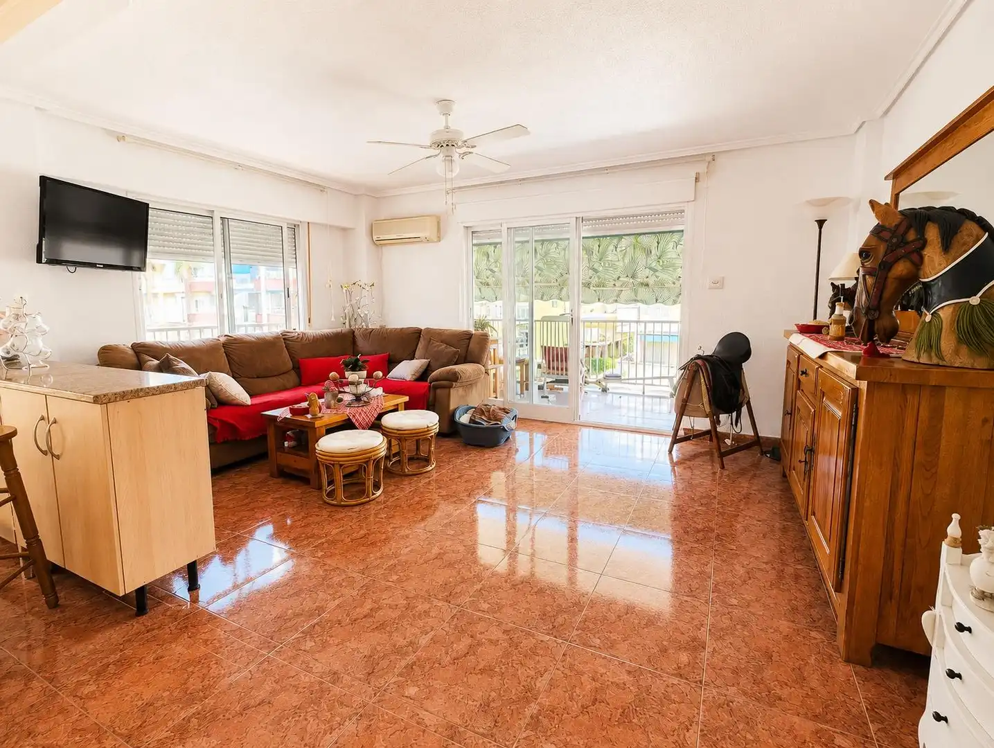 Sala d'estar de Apartament en venda en Santa Pola amb Aire condicionat, Calefacció i Terrassa
