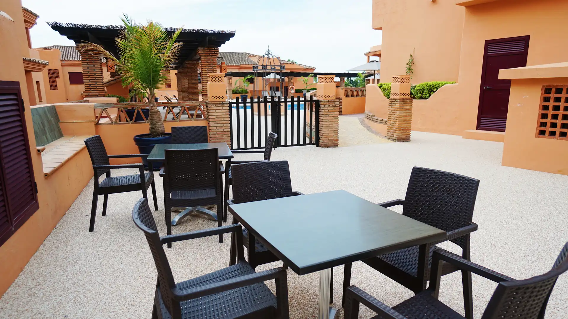 Terrassa de Apartament de lloguer en Benahavís amb Aire condicionat, Moblat i Forn