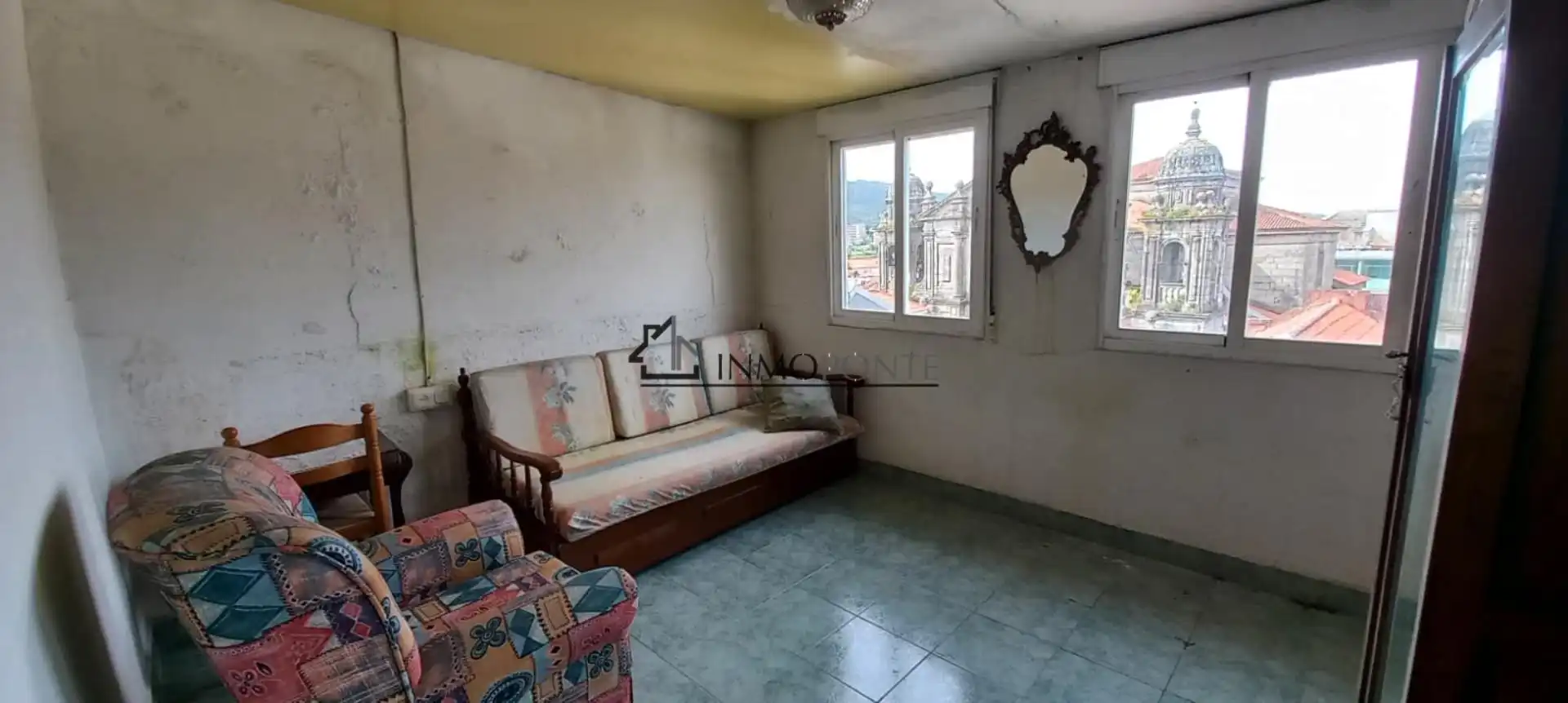 Sala d'estar de Pis en venda en Pontevedra Capital 
