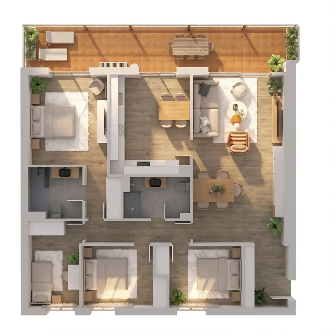 Flat for sale in Gavà  with Air Conditioner, Heating and Parquet flooring