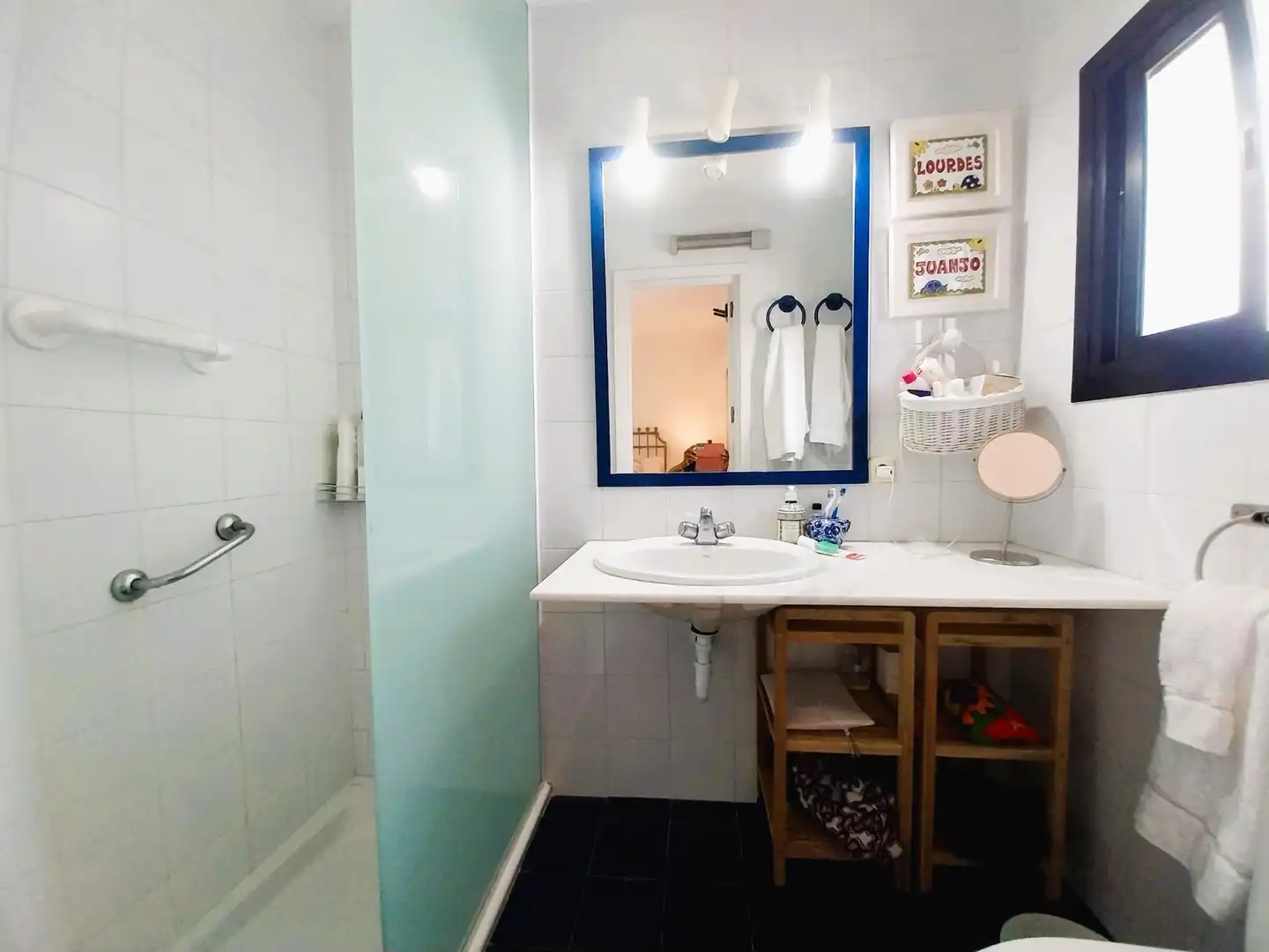 Bany de Casa o xalet de lloguer en Mijas amb Jardí privat, Terrassa i Moblat