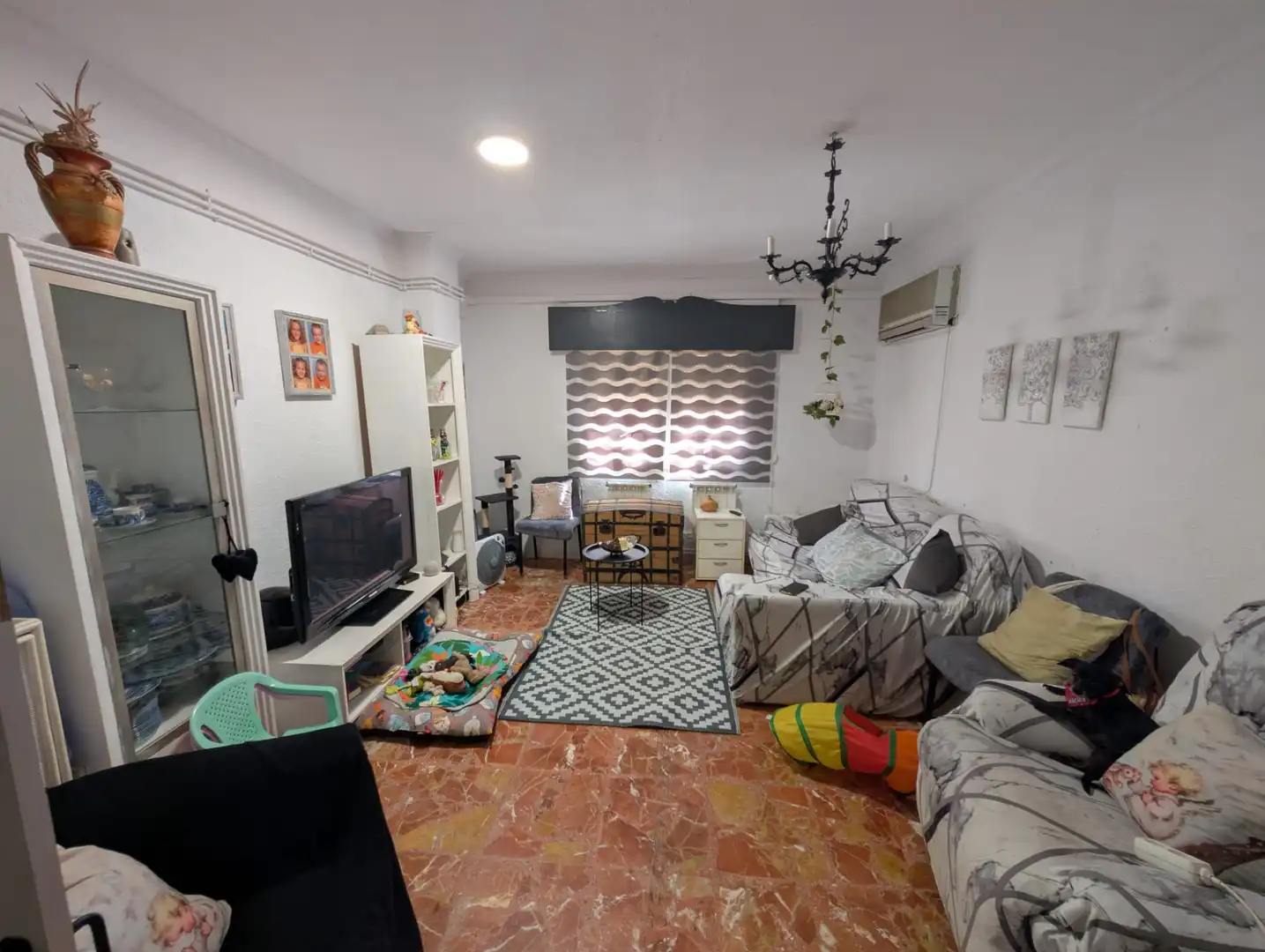 Sala de estar de Piso en venta en Cartagena con Aire acondicionado y Balcón