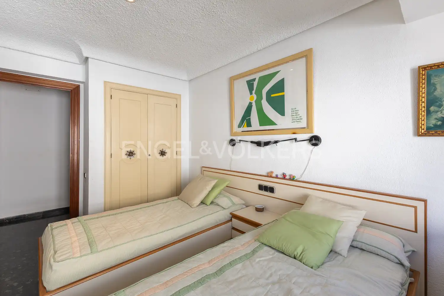 Schlafzimmer von Wohnung zum Verkauf in Valencia mit Klimaanlage und Heizung