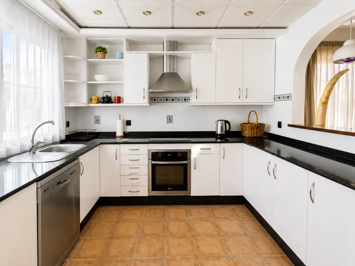 Kitchen of Houses for rent in La Nucia  with Air Conditioner, Terrace and Swimming Pool