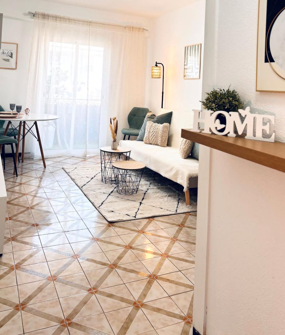 Sala d'estar de Pis de lloguer en Alicante / Alacant amb Terrassa, Moblat i Forn