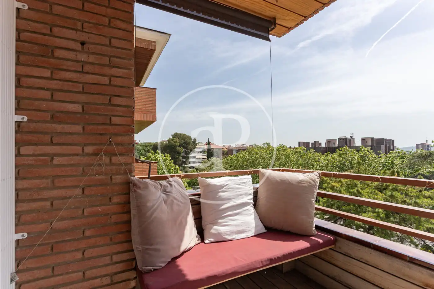Terraza de Piso de alquiler en Barcelona con Aire acondicionado, Calefacción y Jardín privado